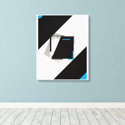 Abstract Canvas Afdruk (Insitu (Houten vloer))