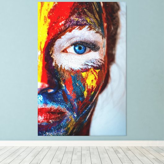 Abstract Canvas Afdruk (Insitu (Houten vloer))