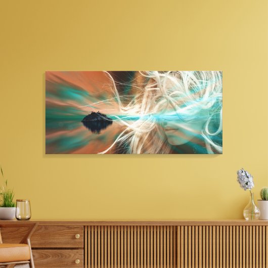 Abstract Canvas Afdruk (Insitu (Woonkamer))