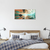 Abstract Canvas Afdruk (Insitu (Slaapkamer))