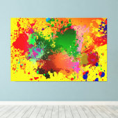 Abstract Canvas Afdruk (Insitu (Houten vloer))