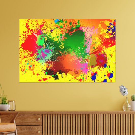 Abstract Canvas Afdruk (Insitu (Woonkamer))