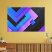 Abstract Canvas Afdruk (Insitu (Woonkamer))