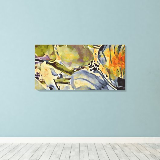Abstract Canvas Afdruk (Insitu (Houten vloer))