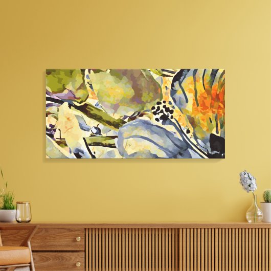 Abstract Canvas Afdruk (Insitu (Woonkamer))