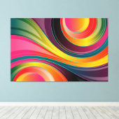 Abstract Canvas Afdruk (Insitu (Houten vloer))