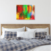 Abstract Canvas Afdruk (Insitu (Slaapkamer))
