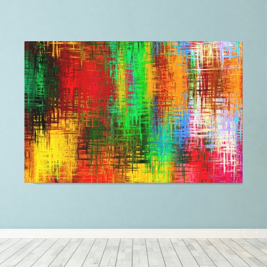 Abstract Canvas Afdruk (Insitu (Houten vloer))