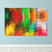 Abstract Canvas Afdruk (Insitu (Houten vloer))