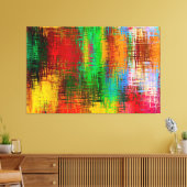 Abstract Canvas Afdruk (Insitu (Woonkamer))