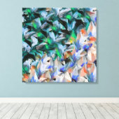 Abstract Canvas Afdruk (Insitu (Houten vloer))