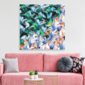 Abstract Canvas Afdruk (Insitu (Woonkamer))