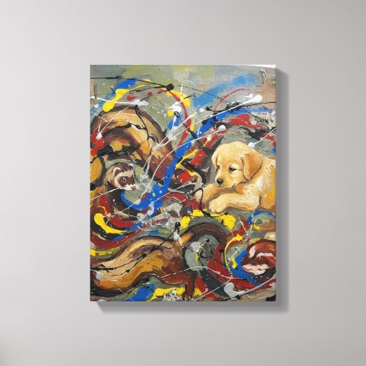 Abstract Canvas Afdruk (Voorkant)