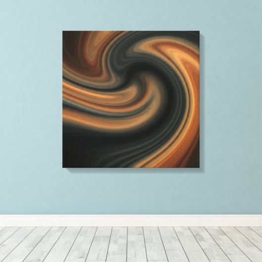 Abstract Canvas Afdruk (Insitu (Houten vloer))