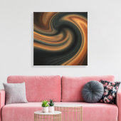 Abstract Canvas Afdruk (Insitu (Woonkamer))