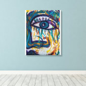 Abstract Canvas Afdruk (Insitu (Houten vloer))