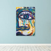 Abstract Canvas Afdruk (Insitu (Houten vloer))