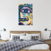 Abstract Canvas Afdruk (Insitu (Slaapkamer))