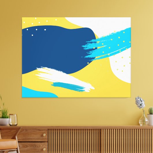 Abstract Canvas Afdruk (Insitu (Woonkamer))