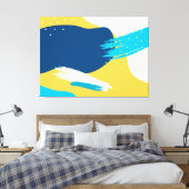 Abstract Canvas Afdruk (Insitu (Slaapkamer))