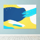 Abstract Canvas Afdruk (Insitu (Houten vloer))