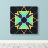 Abstract Canvas Afdruk (Insitu (Houten vloer))