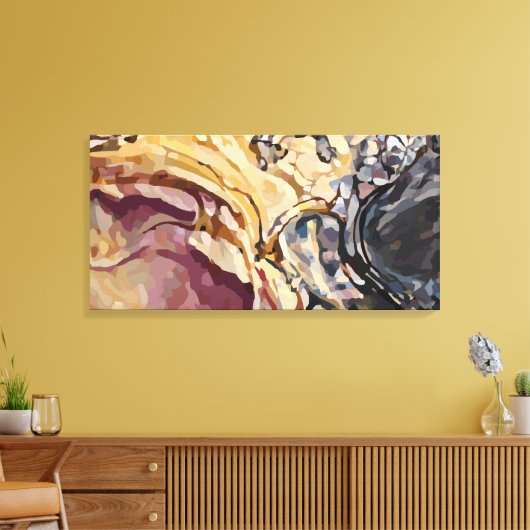 Abstract Canvas Afdruk (Insitu (Woonkamer))