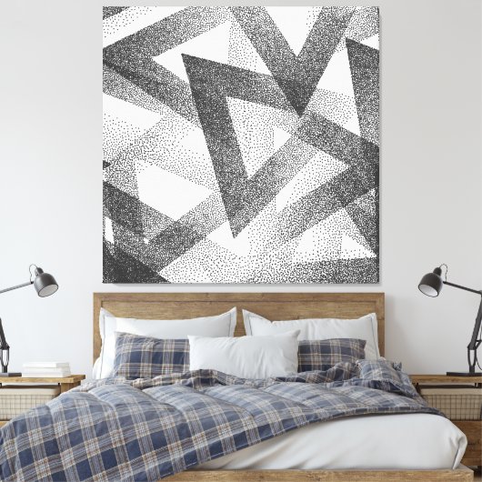 Abstract Canvas Afdruk (Insitu (Slaapkamer))