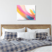 abstract canvas afdruk (Insitu (Slaapkamer))