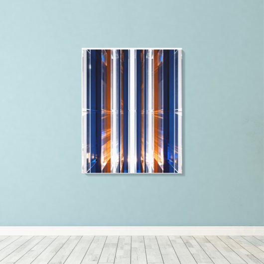 Abstract Canvas Afdruk (Insitu (Houten vloer))