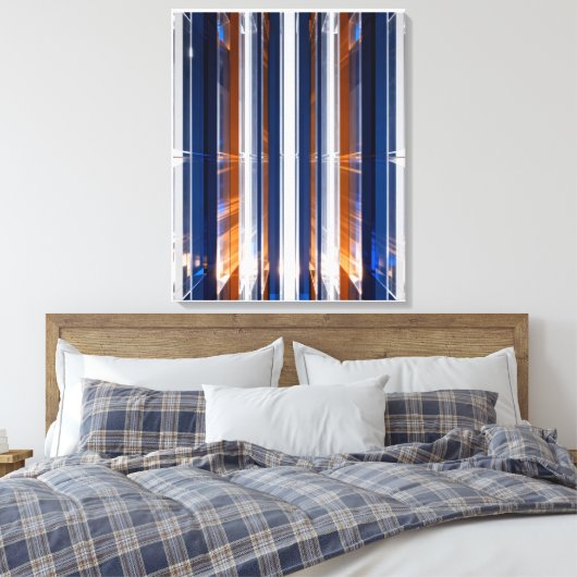 Abstract Canvas Afdruk (Insitu (Slaapkamer))