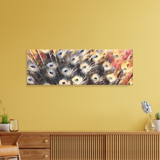 Abstract Canvas Afdruk (Insitu (Woonkamer))