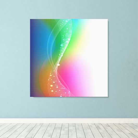 Abstract Canvas Afdruk (Insitu (Houten vloer))