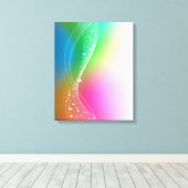 Abstract Canvas Afdruk (Insitu (Houten vloer))