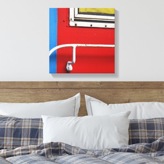 Abstract Canvas Afdruk (Insitu (Slaapkamer))