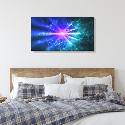 Abstract Canvas Afdruk (Insitu (Slaapkamer))