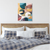 abstract canvas afdruk (Insitu (Slaapkamer))