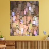 abstract canvas afdruk (Insitu (Woonkamer))