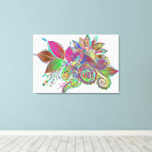 Abstract Canvas Afdruk (Insitu (Houten vloer))