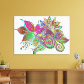 Abstract Canvas Afdruk (Insitu (Woonkamer))