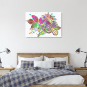 Abstract Canvas Afdruk (Insitu (Slaapkamer))