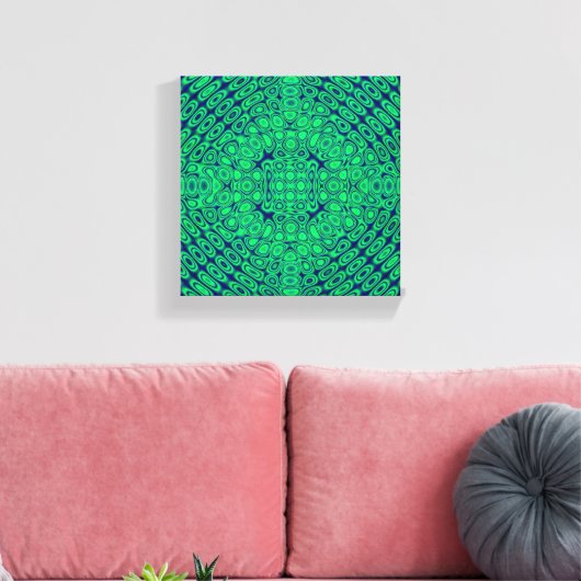 Abstract Canvas Afdruk (Insitu (Woonkamer))