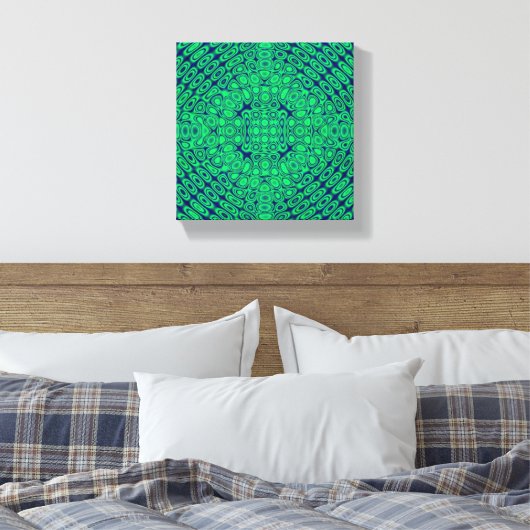 Abstract Canvas Afdruk (Insitu (Slaapkamer))