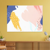 Abstract Canvas Afdruk (Insitu (Woonkamer))