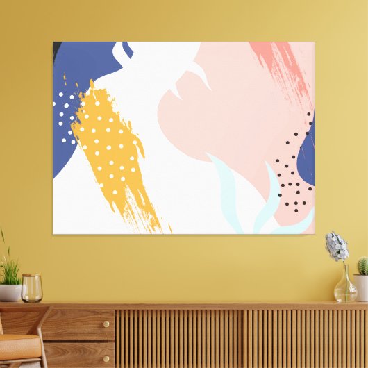 Abstract Canvas Afdruk (Insitu (Woonkamer))