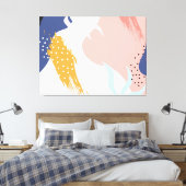 Abstract Canvas Afdruk (Insitu (Slaapkamer))
