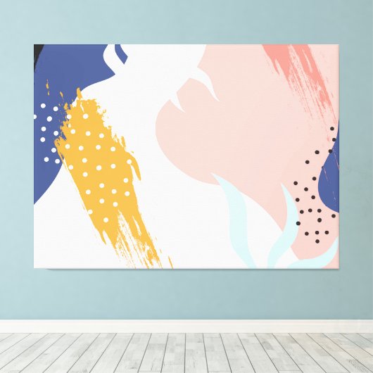 Abstract Canvas Afdruk (Insitu (Houten vloer))