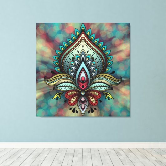 Abstract Canvas Afdruk (Insitu (Houten vloer))