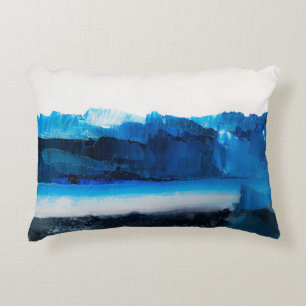 Abstract canvas: moderne kunsttextuur. accent kussen