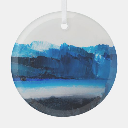 Abstract canvas: moderne kunsttextuur. glas ornament (Voorkant)